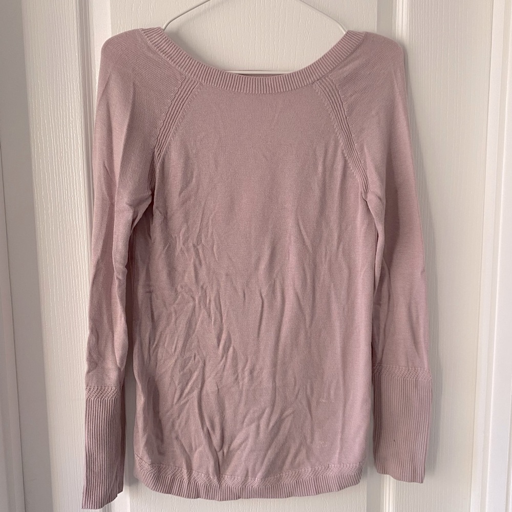 Lululemon open back sweater